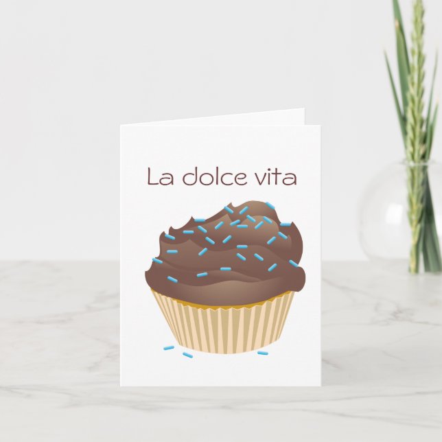 Carte Vita de dolce de La - la vie douce (Devant)