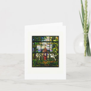 Carte VITRAIL D'ÉGLISE - Bon Pasteur