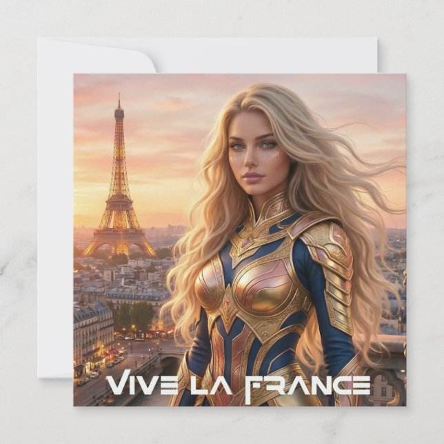 CARTE VIVE LA FRANCE (Devant)