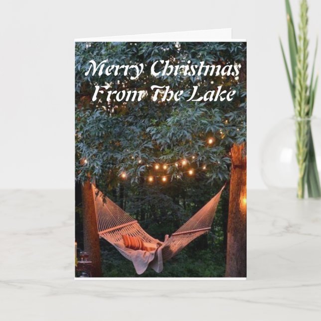CARTE **VIVRE AU LAC** NOËL EST SPÉCIAL (Devant)