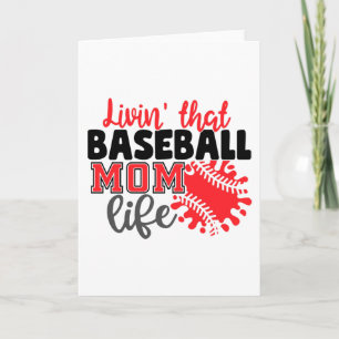 Carte Vivre Cette Maman De Baseball