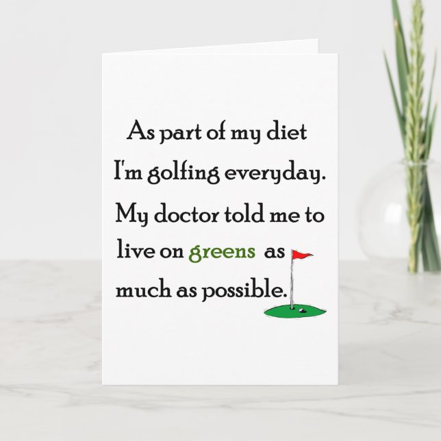 Carte Vivre sur les Verts (Devant)