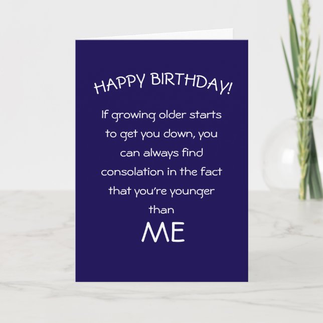Carte voeu d'anniversaire biblique drôle et heureux (Devant)