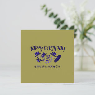 CARTE VOEU D'ANNIVERSAIRE DE MAMAN