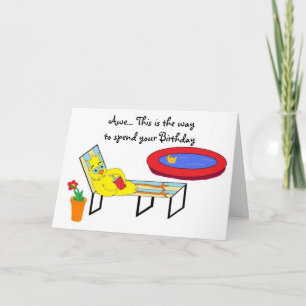 Carte Voeux d'anniversaire