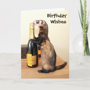Carte Voeux d'anniversaire de la caution