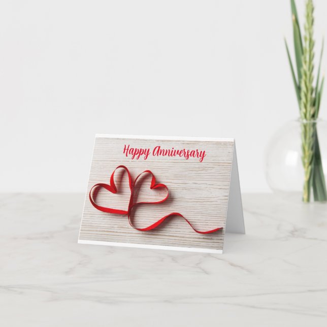 CARTE "VOEUX D'ANNIVERSAIRE" REMPLIE D'AMOUR (Devant)