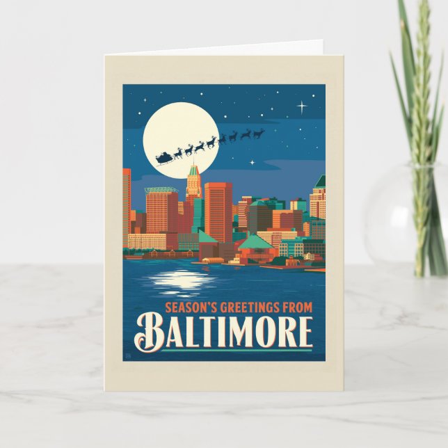 Carte Vœux de Baltimore (Devant)