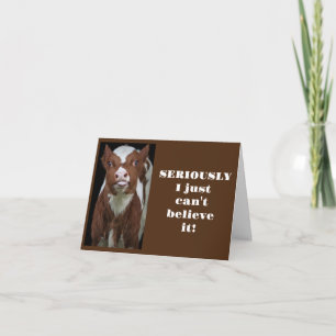 Carte VOEUX DE MEUH POUR VOTRE **21e ANNIVERSAIRE**