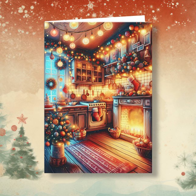 Carte Voeux de Noël démodés (Créateur téléchargé)