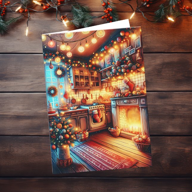 Carte Voeux de Noël démodés (Créateur téléchargé)