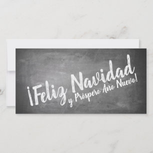 Carte Vœux de Noël sur le tableau noir