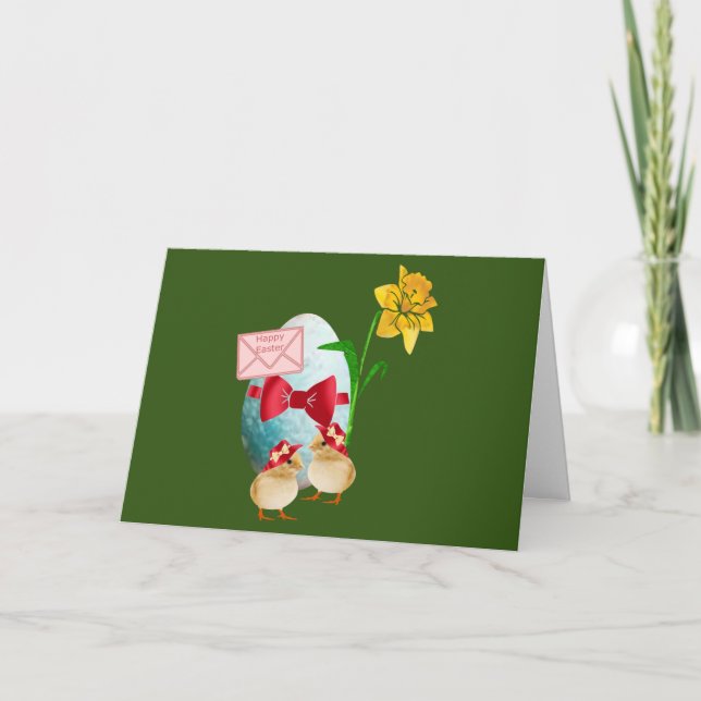 Carte Vœux de Pâques  (Devant)