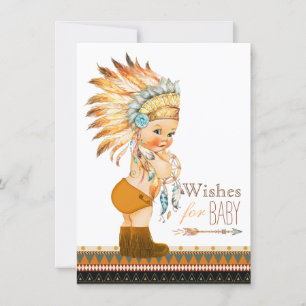 Carte Voeux pour bébé Wild et Baby shower garçon libre