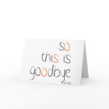 Voici donc Goodbye