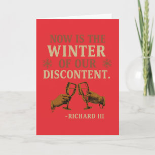 Carte Voici l'Hiver du Mécontentement