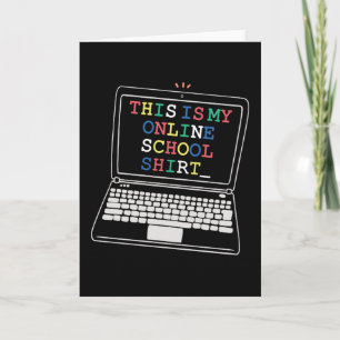 Carte Voici ma chemise d'école en ligne