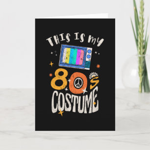 Carte Voici mon effet Costume Grunge des années 80
