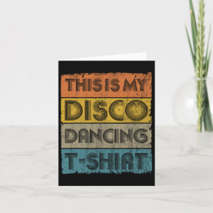 Carte Voici My Disco Retro les années 70 80s Music Dance