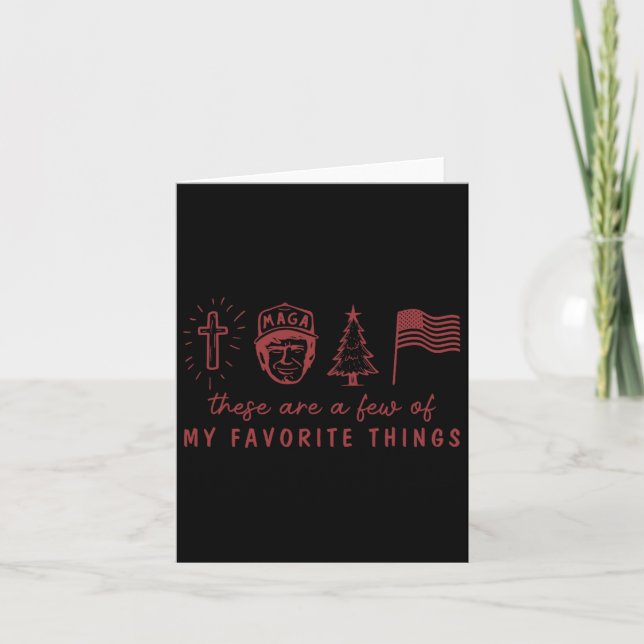 Carte Voici Quelques-Unes De Mes Choses Favorites Mega T (Devant)
