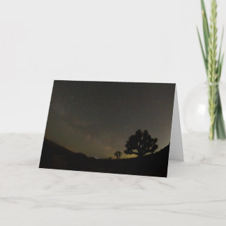 Carte Voie lactée dans le parc national de Joshua Tree