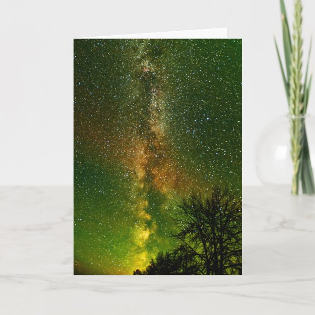 Carte Voie Lactée et Aurora Borealis | Ontario Canada (Devant)