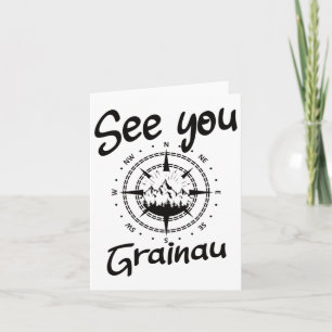 Carte Voir Vous Randonnée Grainau Allemagne Vacances Ski