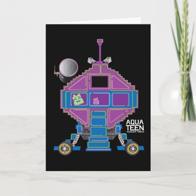 Carte Voiture Aqua Ado Hunger Force Mooninites (Devant)