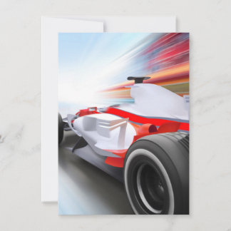 Carte Voiture Red Race Speed