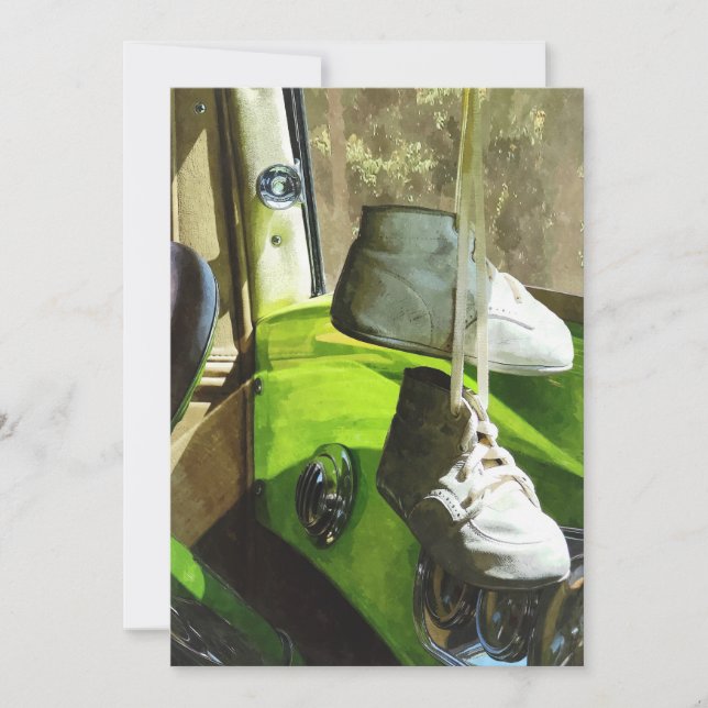 Carte Voitures - Chaussures pour bébés (Devant)