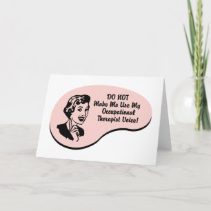 Carte Voix d'ergothérapeute
