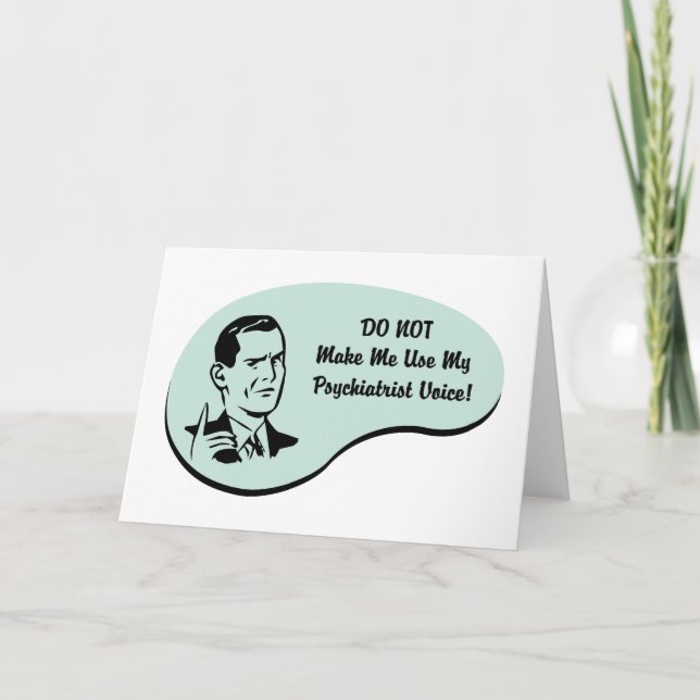 Carte Voix psychiatrique (Devant)