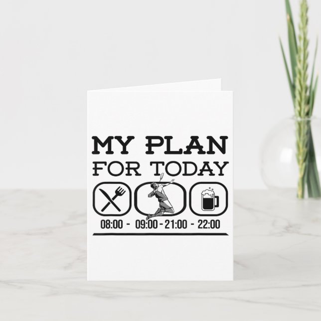 Carte Volants de badminton Badminton Racket Garden Jeu B (Devant)