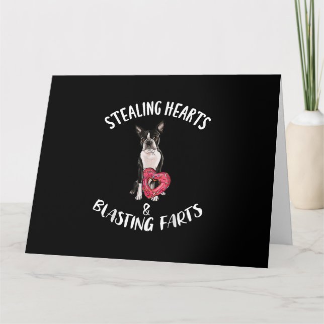 Carte Voler les coeurs Enflammer les plantes Boston Terr (Devant)