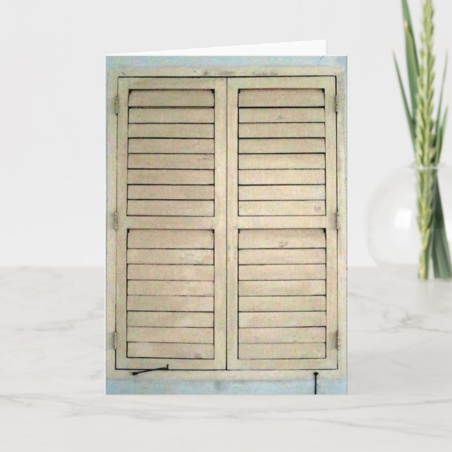 Carte volet de fenêtre (Devant)