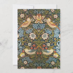 Carte Voleurs de fraises par William Morris, Art vintage