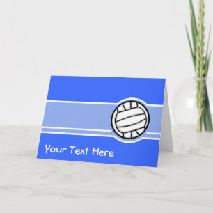 Carte Volleyball; Bleu