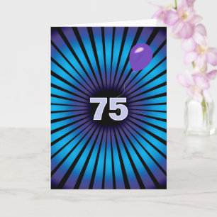 Carte Vortex Abstrait Pour 75e Anniversaire