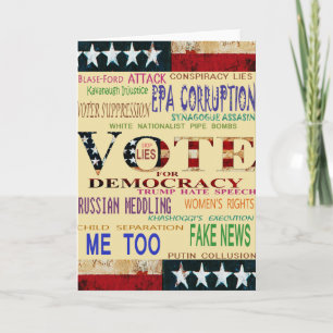 Carte Vote pour la démocratie