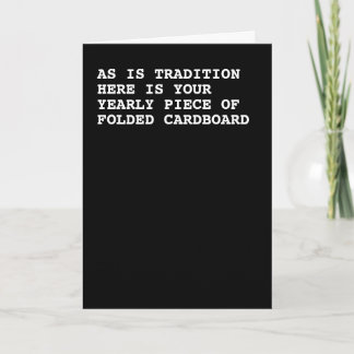 Carte Votre anniversaire annuel ou Humour de Noël