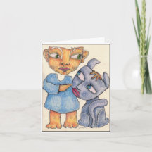 Carte Votre chien vous aime de Denis Gaston Art