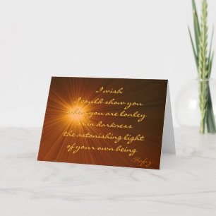 Carte Votre citation étonnante de Hafiz de lumière….