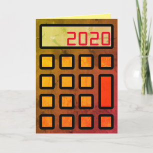 Carte "Votre comptable vous souhaite une bonne année"