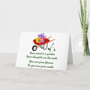 Carte Votre esprit est un jardin