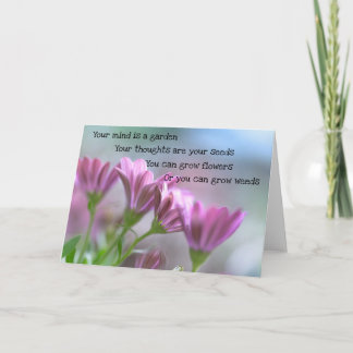 Carte Votre Esprit Est Un Jardin