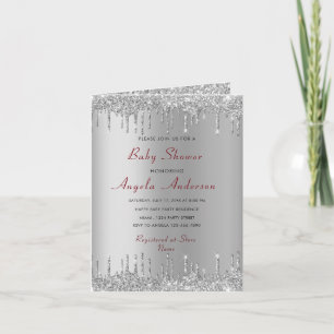 Carte Votre exemple d'invitation pour une baby shower av