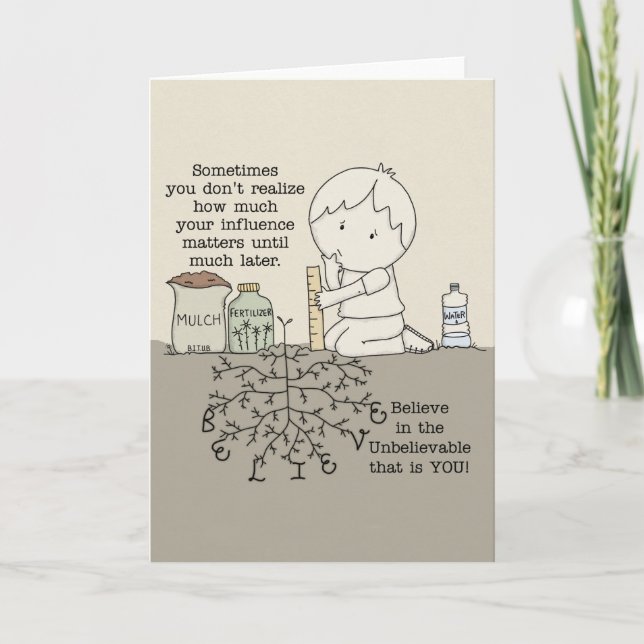 Carte Votre influence compte (Devant)