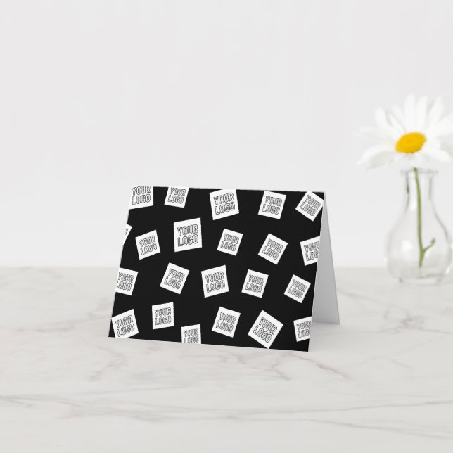 Carte Votre logo, photo ou autre image | Placement aléat (Petite plante)