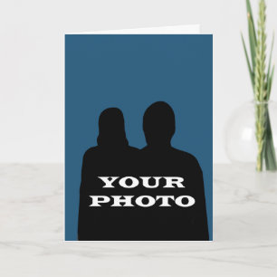 Carte Votre Photo 5 x 7 salutation verticale
