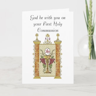 Carte Votre première sainte communion